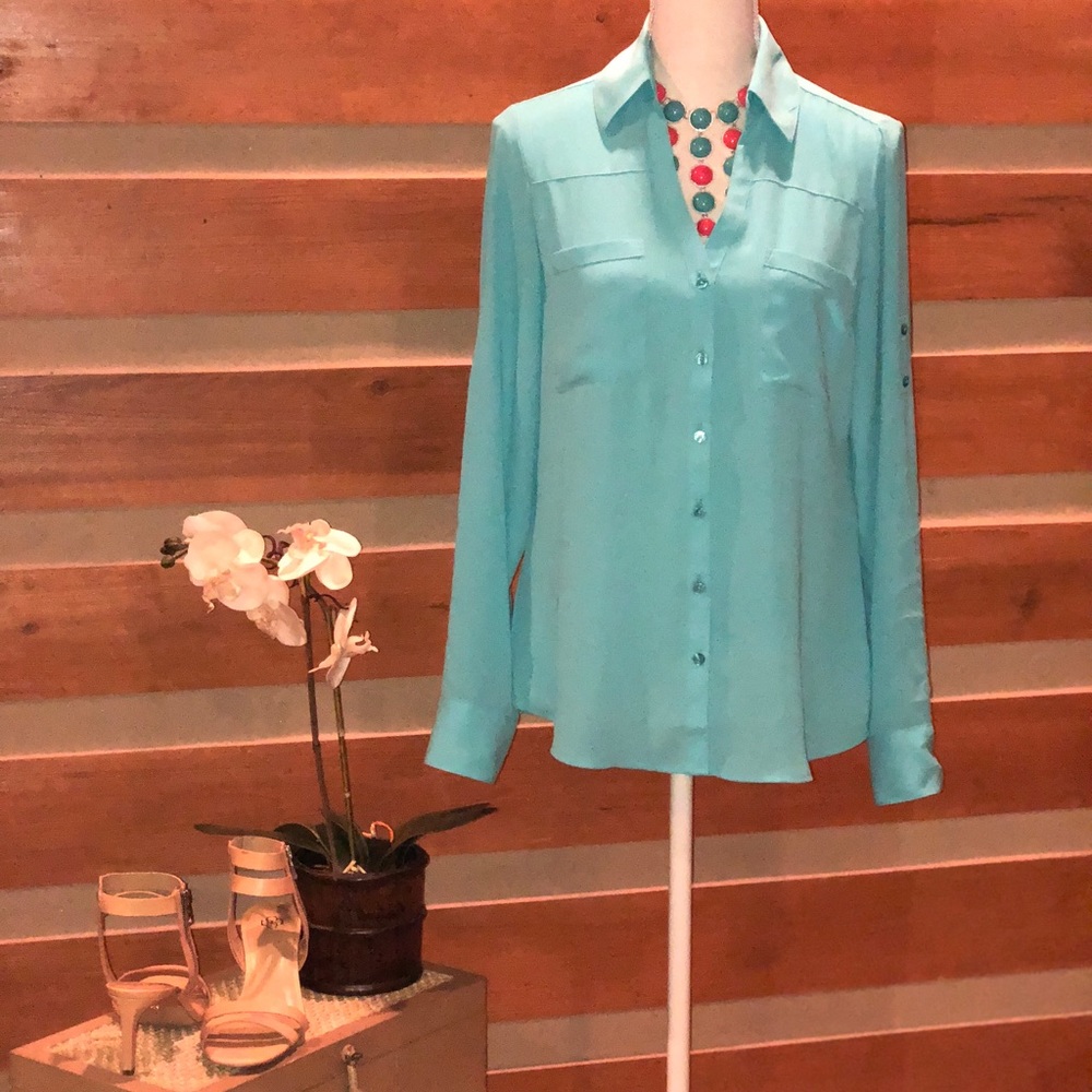 Express The Portofino Utility Blouse